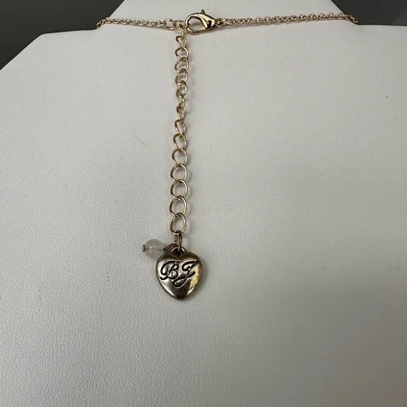 Betsey Johnson Multicolor Butterfly Crystal Necklace Gold tone - Picture 5 of 5